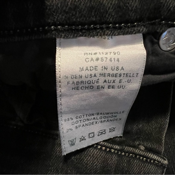True Religion Casey with Flap in Tarmac Black colour size 24 skinny jeans dark - Picture 13 of 14